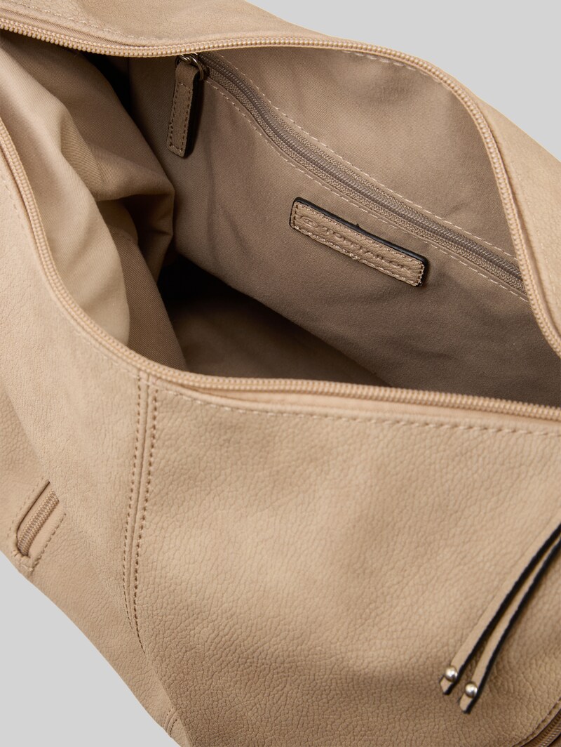 Tom Tailor TTCAIA Beuteltasche aus Lederimitat - Taupe / Taupe