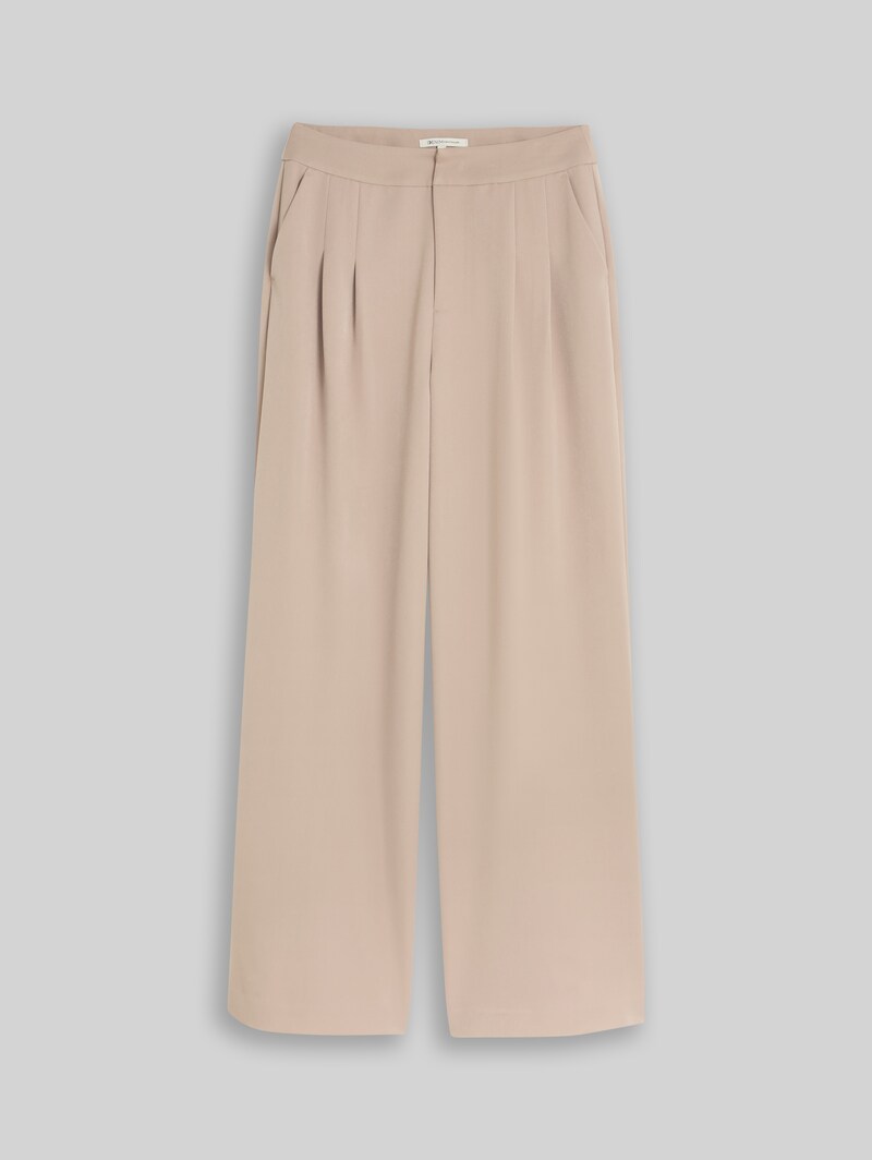 Tom Tailor Wide Leg Hose - Atmosphere Beige