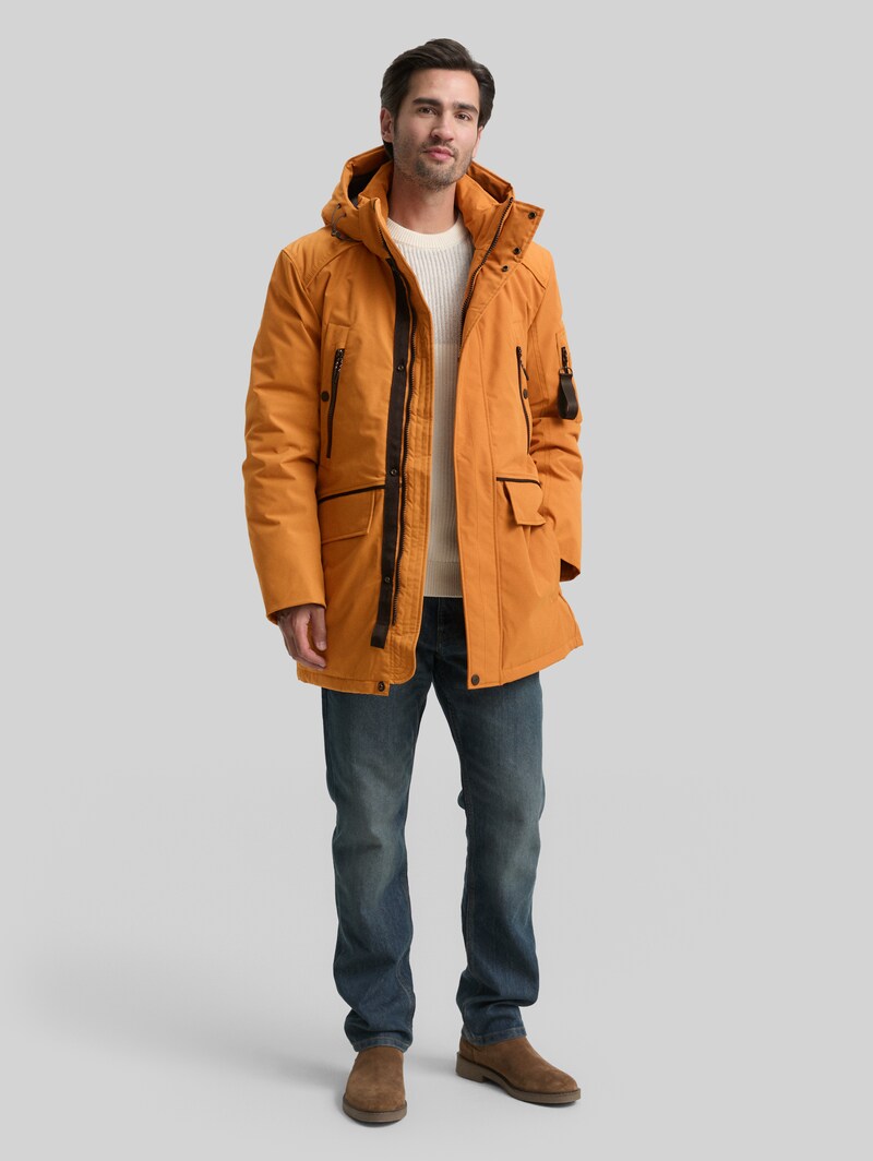 Tom Tailor Arctic Parka mit abnehmbarer Kapuze - Peanut Butter Brown