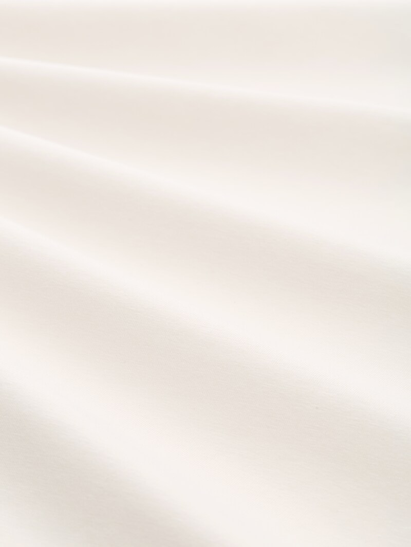 Tom Tailor Slim Fit T-Shirt mit Stretch - Gardenia White