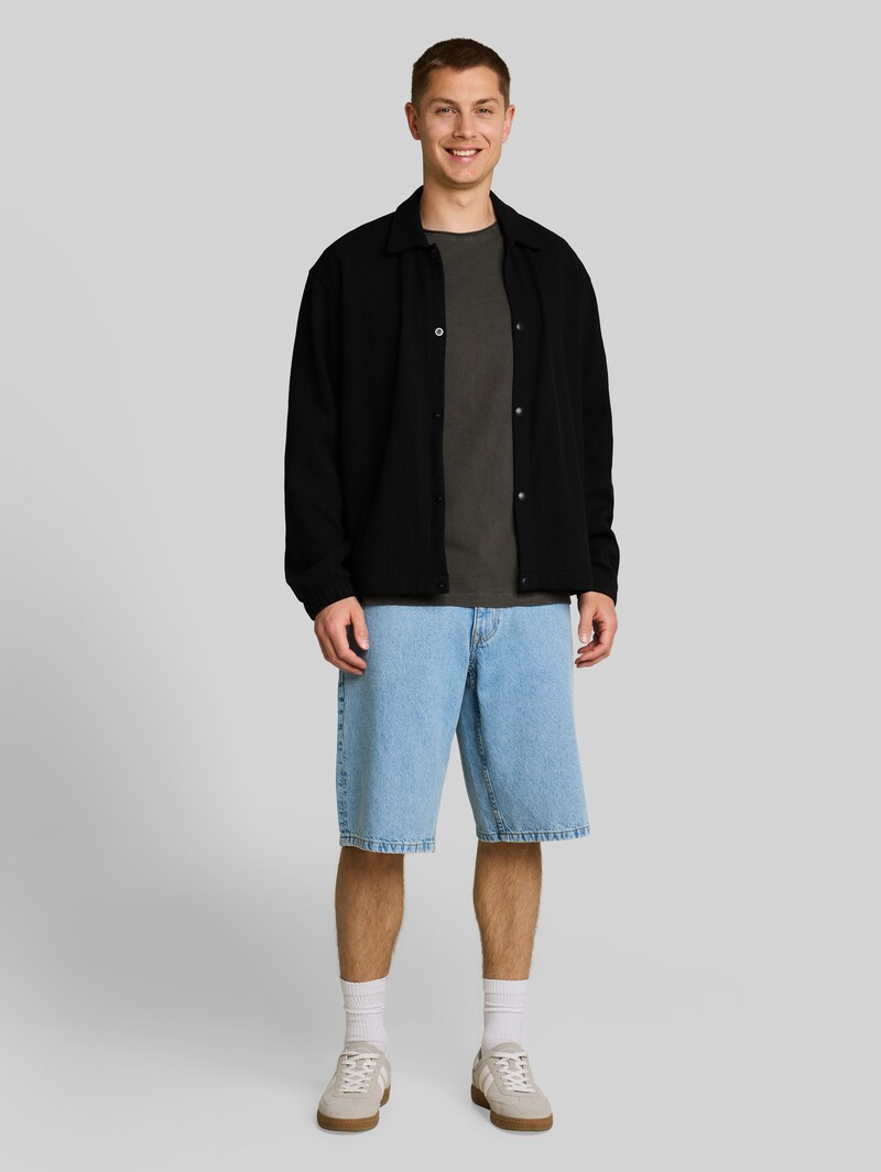 Tom Tailor T-Shirt im Used-Look - Black