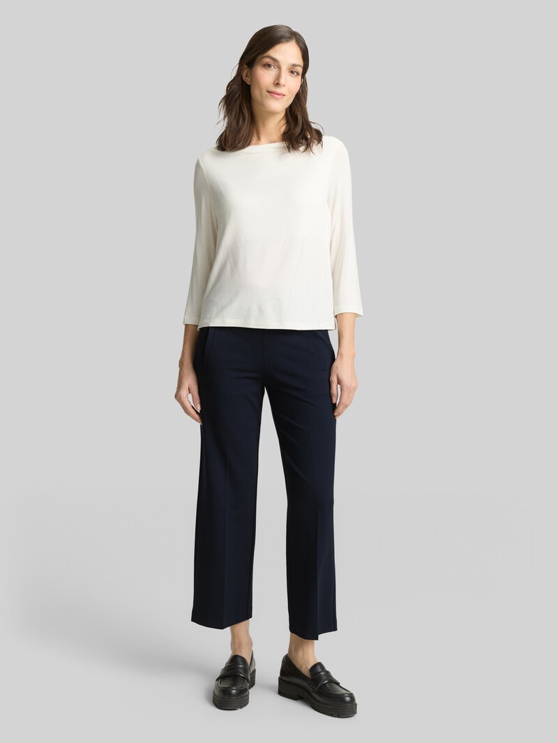 Tom Tailor TTMIA STRAIGHT Cropped Hose - Sky Captain Blue