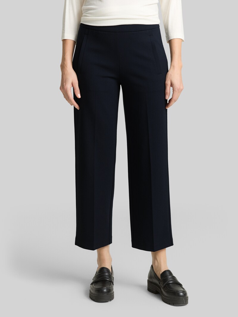 Tom Tailor TTMIA STRAIGHT Cropped Hose - Sky Captain Blue