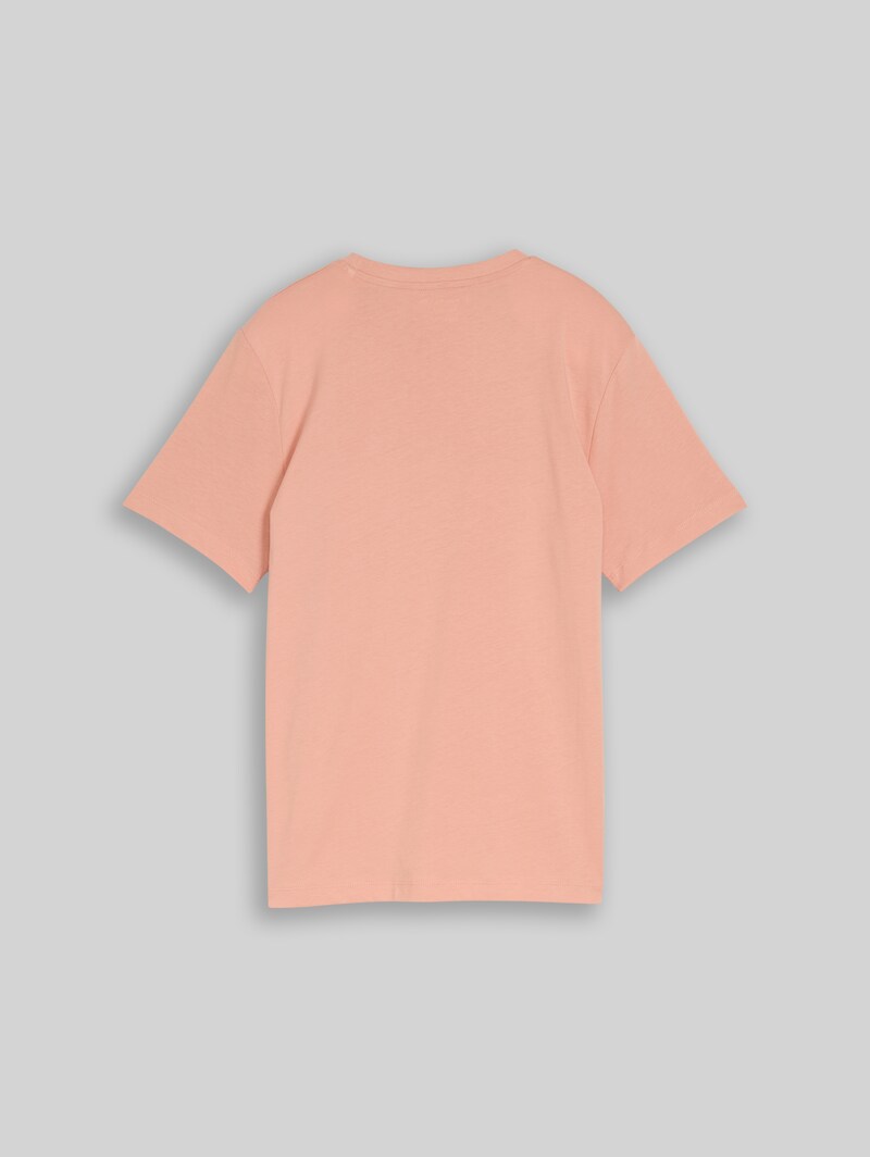Tom Tailor T-Shirt mit Print - Dusty Light Orange Tom Tailor T-Shirt mit Print - Dusty Light Orange