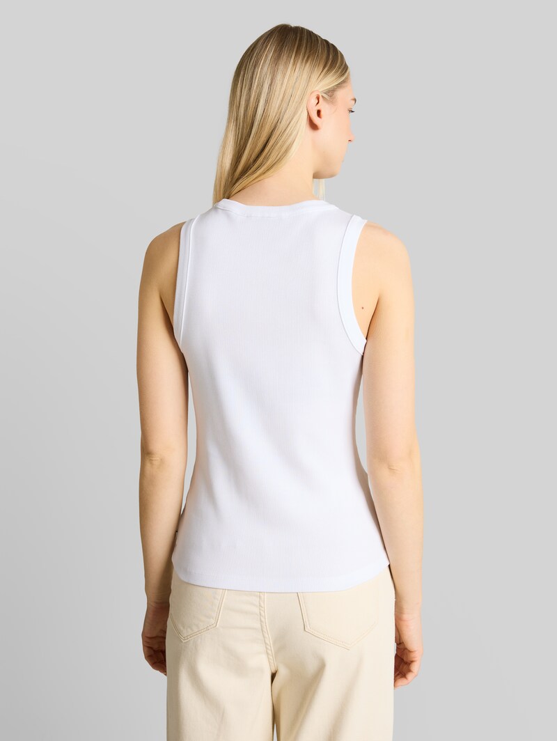 Tom Tailor Slim Fit Top im 2er-Pack - White