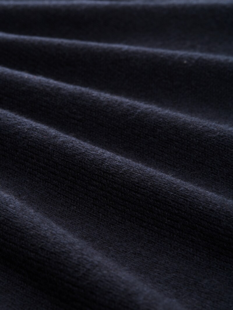 Tom Tailor Loose Fit Strickpullover mit Stehkragen - Lunar Eclipse