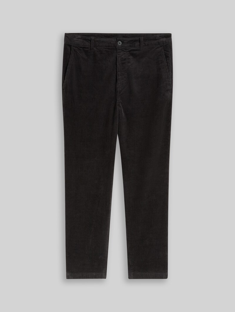 Tom Tailor Relaxed Fit Cordhose - Coal Grey