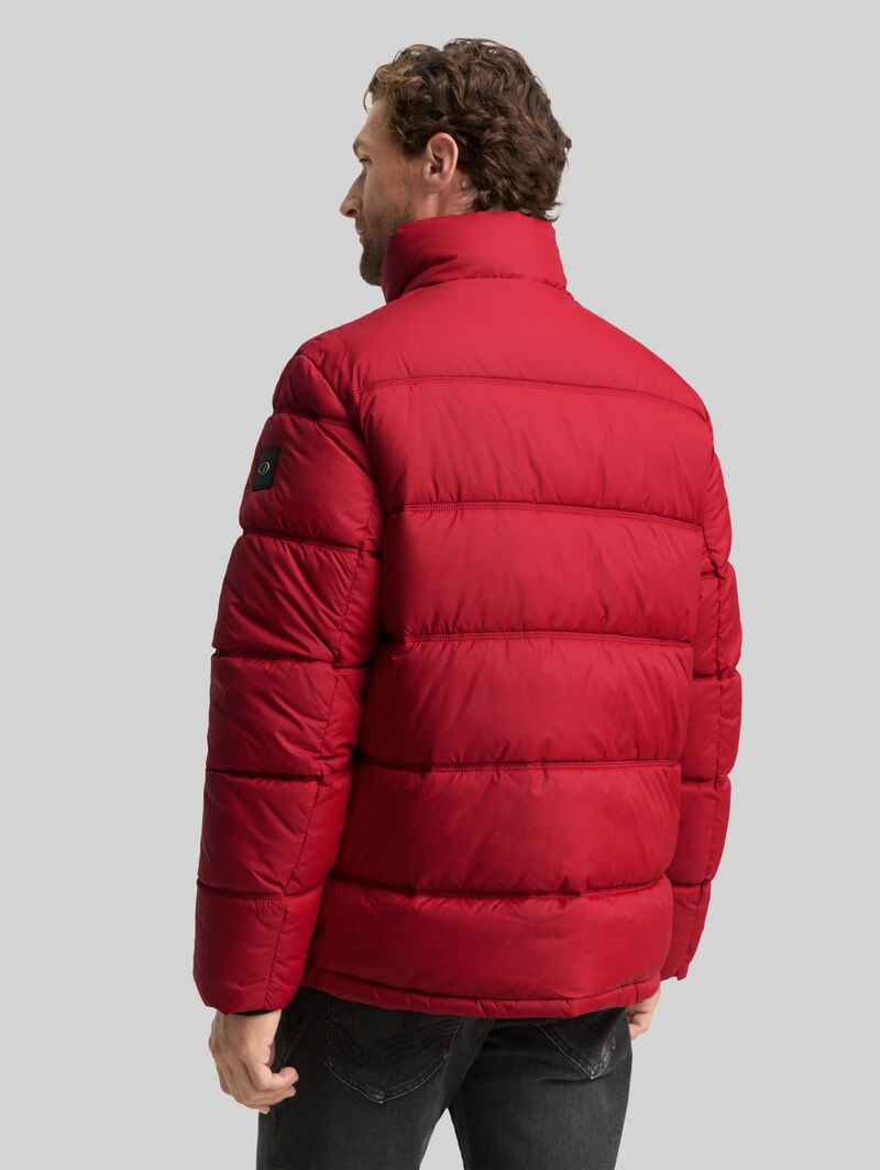 Tom Tailor Puffer-Jacke aus wasserabweisendem Material - Coach Red