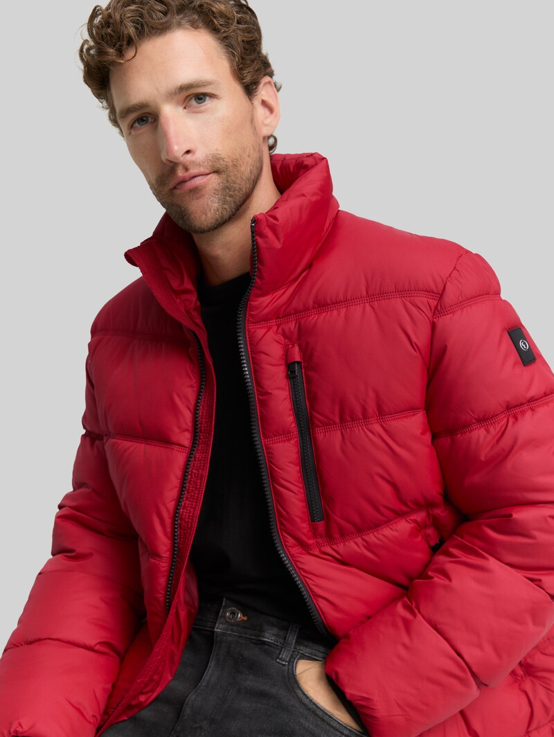 Tom Tailor Puffer-Jacke aus wasserabweisendem Material - Coach Red