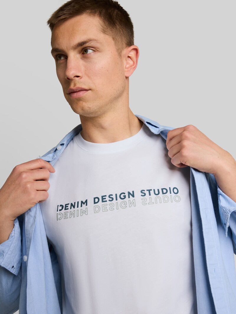 Tom Tailor T-Shirt mit Print - White