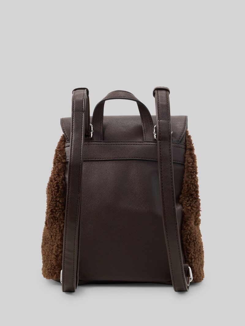 Tom Tailor TTZELINA S Rucksack mit Umschlag - Dark Brown