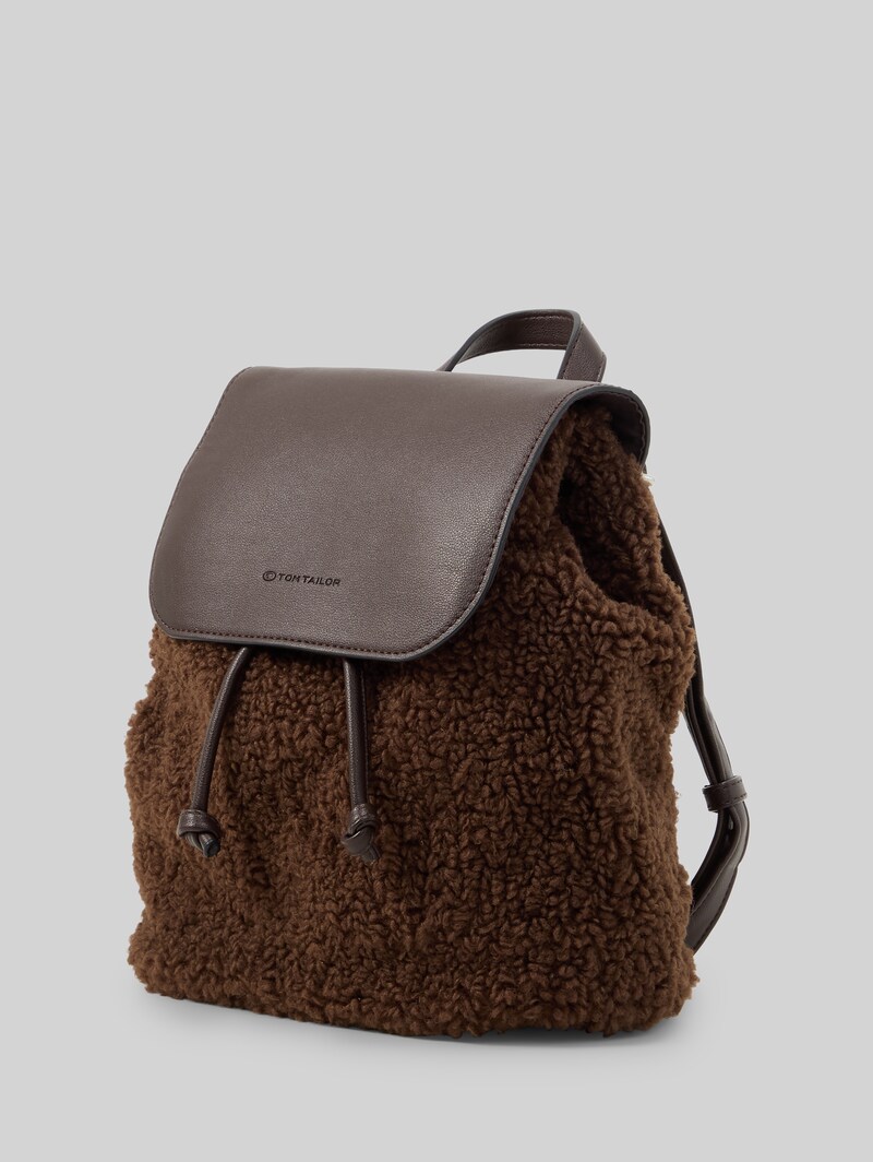 Tom Tailor TTZELINA S Rucksack mit Umschlag - Dark Brown