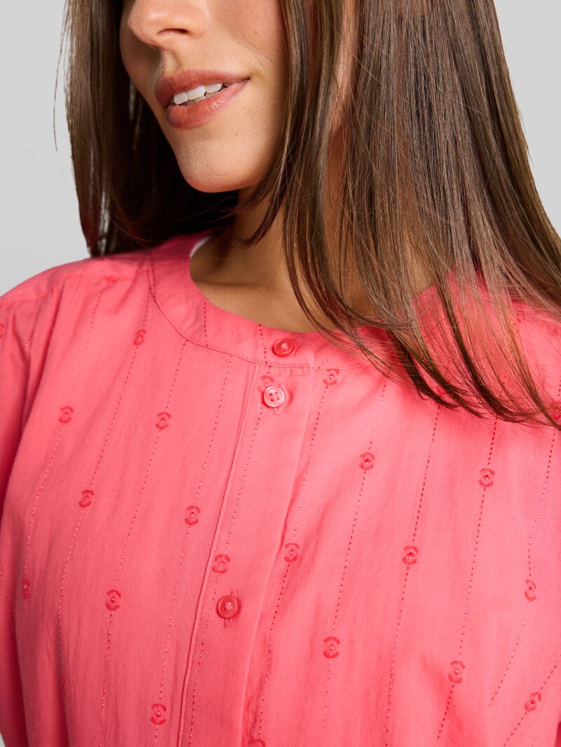 Tom Tailor Loose Fit Bluse - Soft Coral Pink