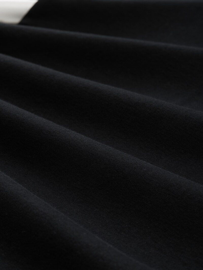 Tom Tailor Basic Poloshirt mit Logo-Stickerei - Deep Black