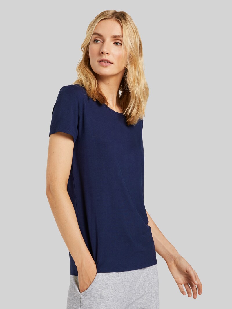 Tom Tailor Pyjama-T-Shirt - Dark Blue Uni