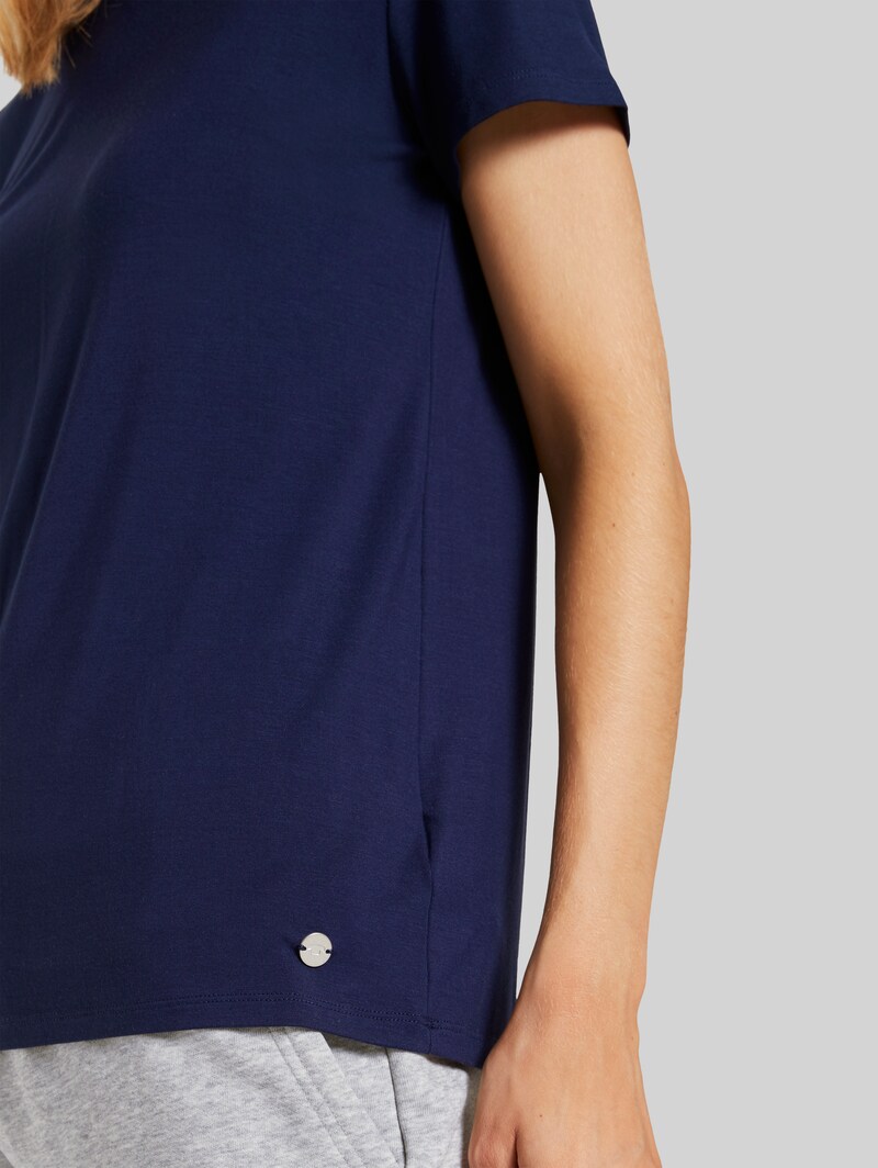 Tom Tailor Pyjama-T-Shirt - Dark Blue Uni