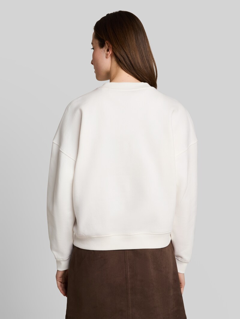 Tom Tailor Sweatshirt mit Snoopy-Print - Off White