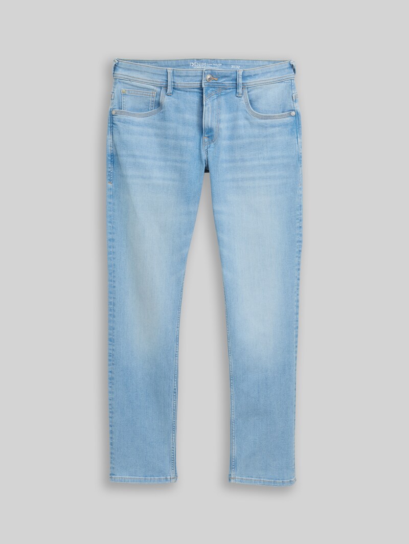 Tom Tailor TTAEDAN STRAIGHT Jeans - Light Stone Bright Blue Denim