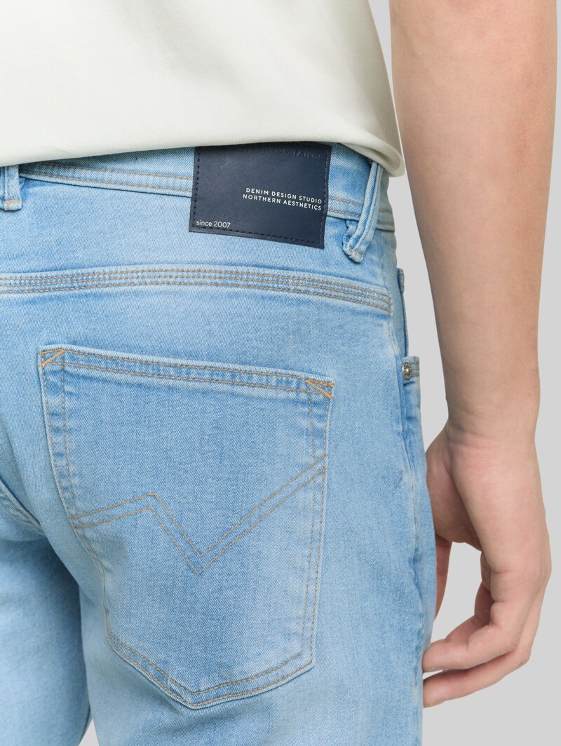 Tom Tailor TTAEDAN STRAIGHT Jeans - Light Stone Bright Blue Denim