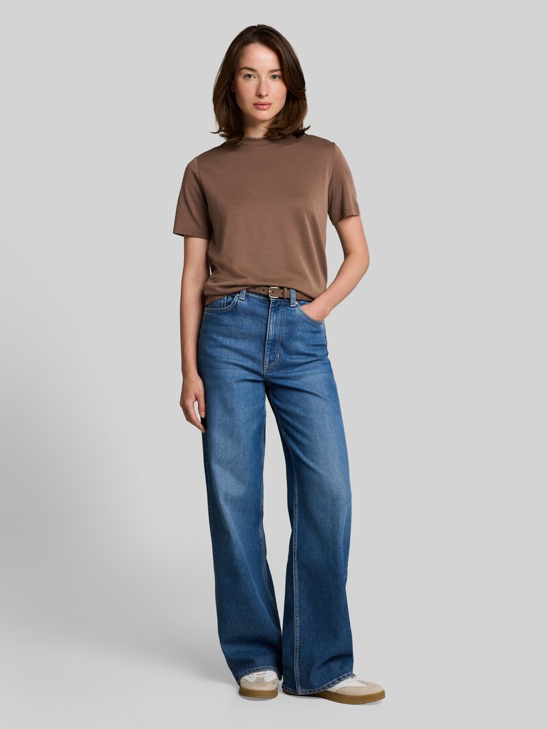Tom Tailor Loose Fit T-Shirt - Coffee Brown