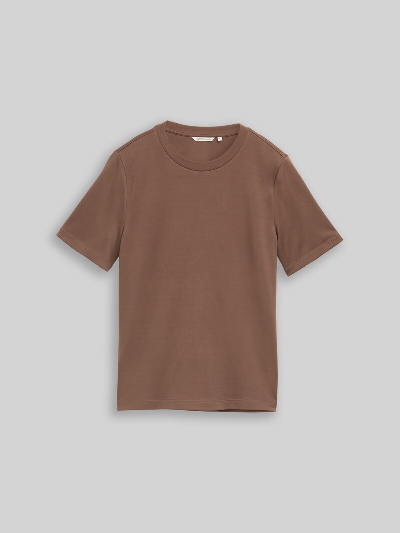 Tom Tailor Loose Fit T-Shirt - Coffee Brown