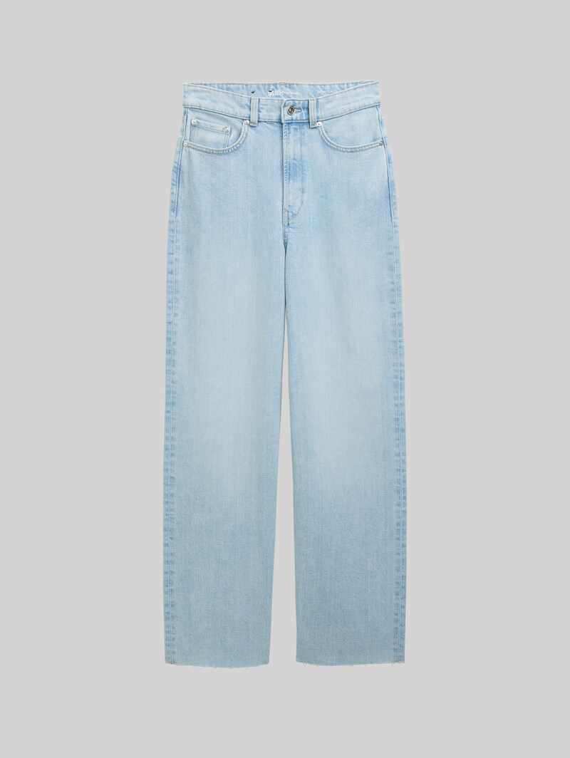 Tom Tailor TTLINOU WIDE Jeans - Clean Light Stone Blue Denim