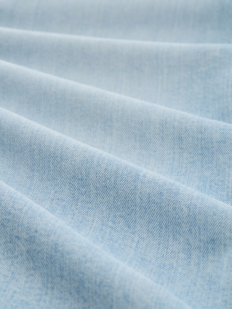 Tom Tailor TTLINOU WIDE Jeans - Clean Light Stone Blue Denim