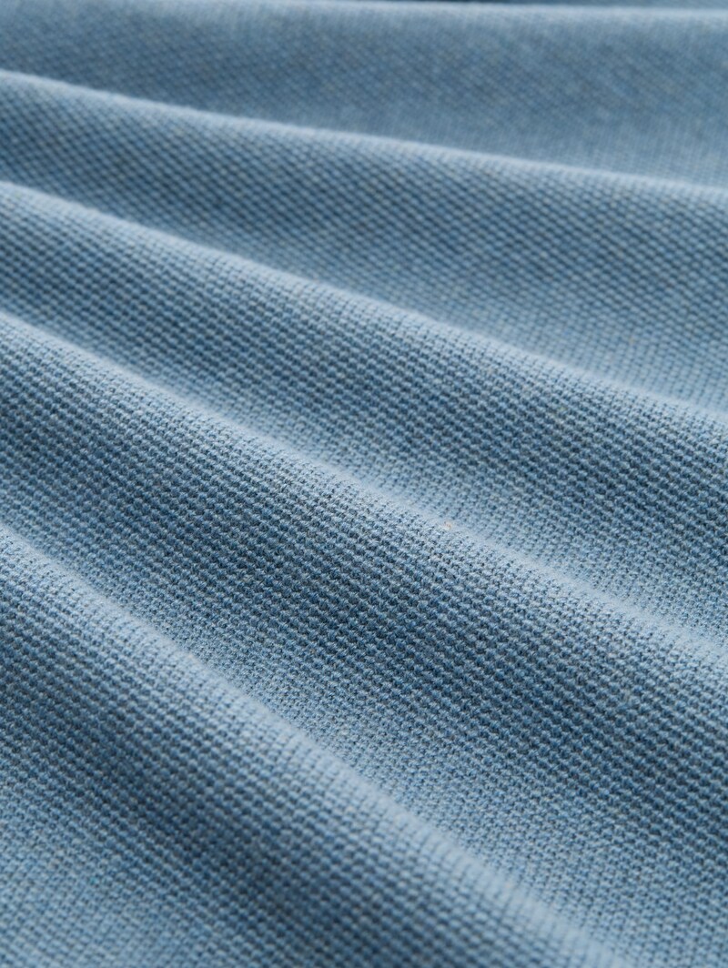 Tom Tailor Strickpullover aus Baumwolle - Faded Blue Melange