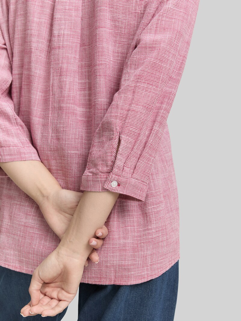 Tom Tailor Bluse aus Baumwolle - Dark Pink