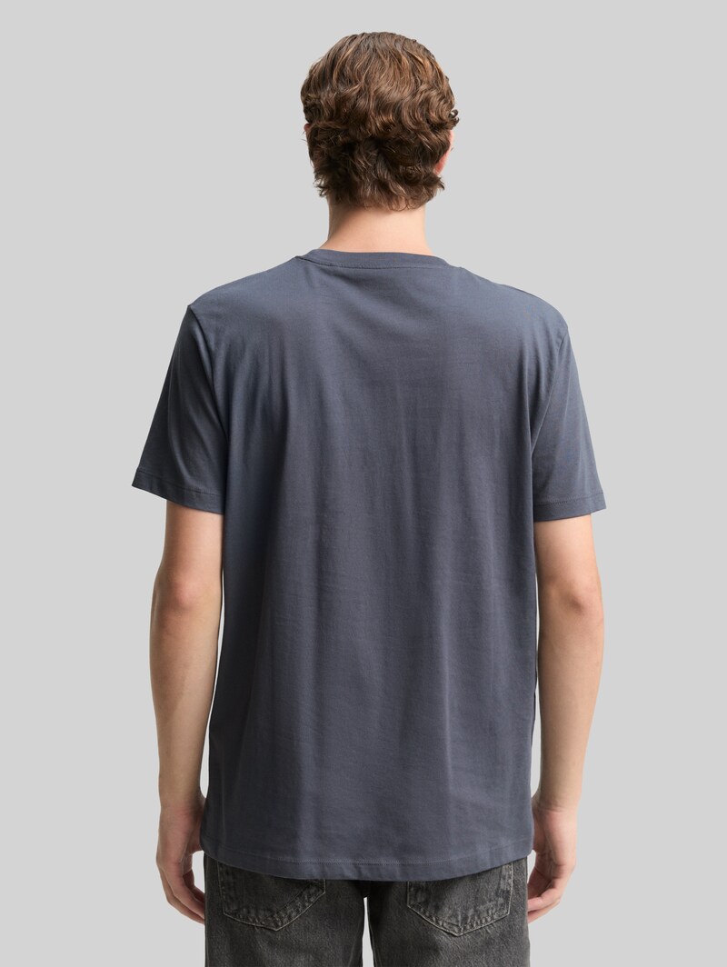 Tom Tailor T-Shirt mit Print - Urban Medium Grey