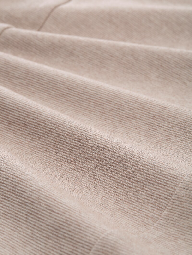 Tom Tailor Slim Fit Blazer mit Ottoman Struktur - Soft Taupe Melange