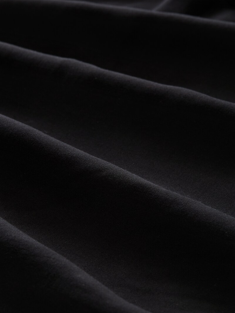 Tom Tailor Mini-Kleid mit Schleifen-Detail - Deep Black