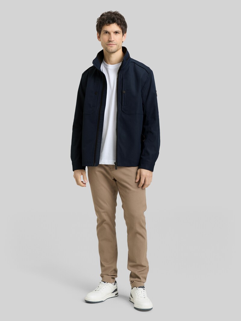 Tom Tailor Übergangsjacke aus wasserabweisendem Material - Sky Captain Blue