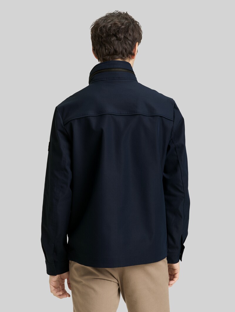 Tom Tailor Übergangsjacke aus wasserabweisendem Material - Sky Captain Blue
