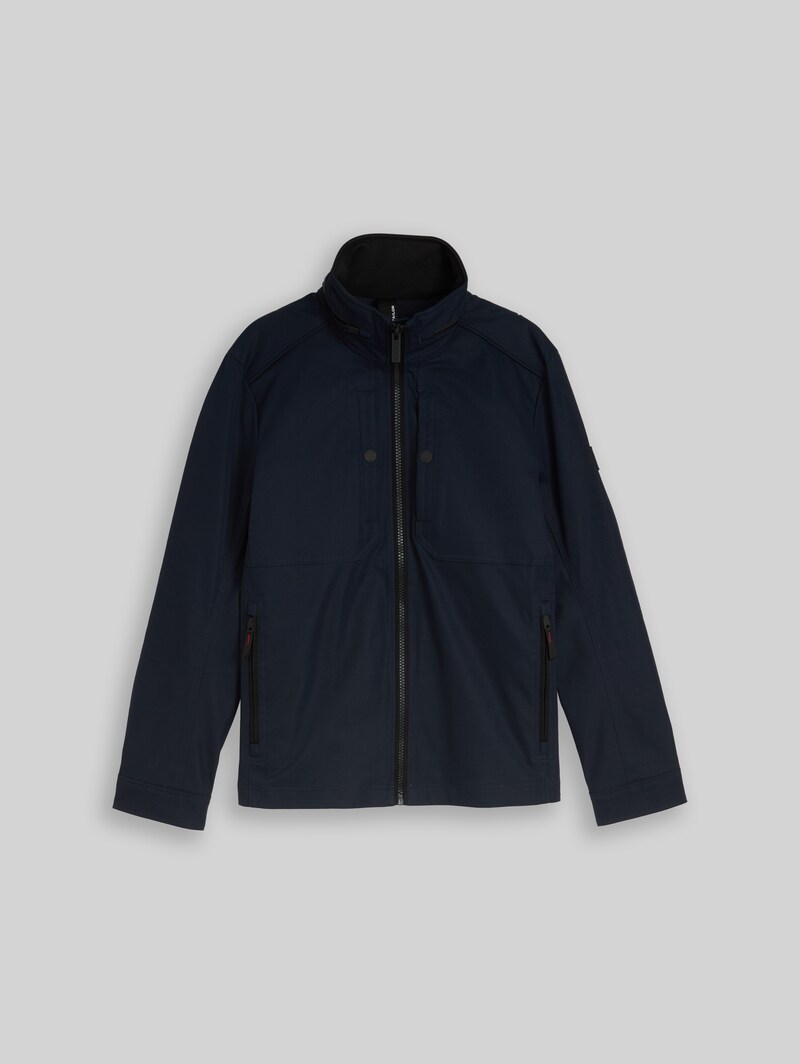 Tom Tailor Übergangsjacke aus wasserabweisendem Material - Sky Captain Blue