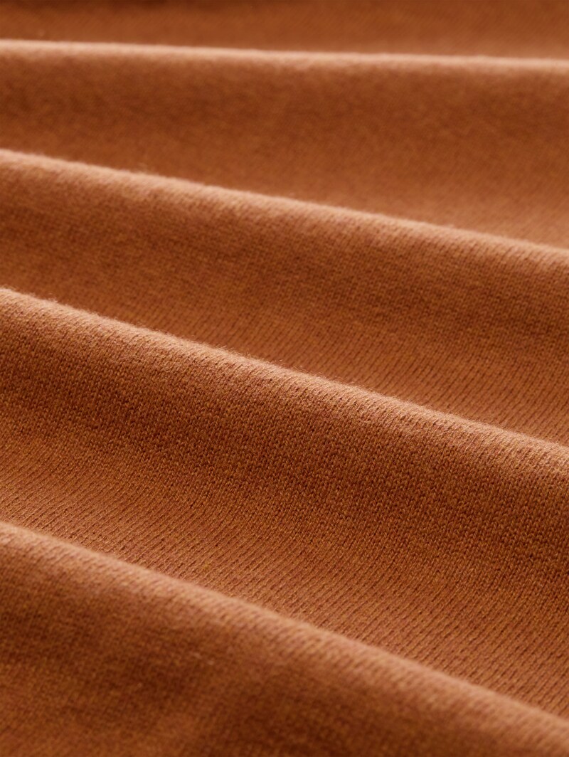 Tom Tailor Strickpullover mit Kaschmir-Anteil - Camel Brown Melange