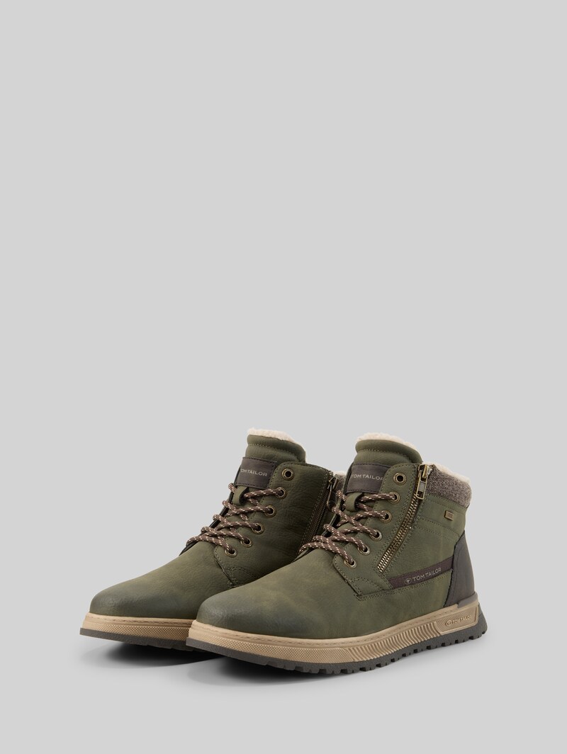 Tom Tailor Wasserfeste Boots mit Fütterung - Khaki
