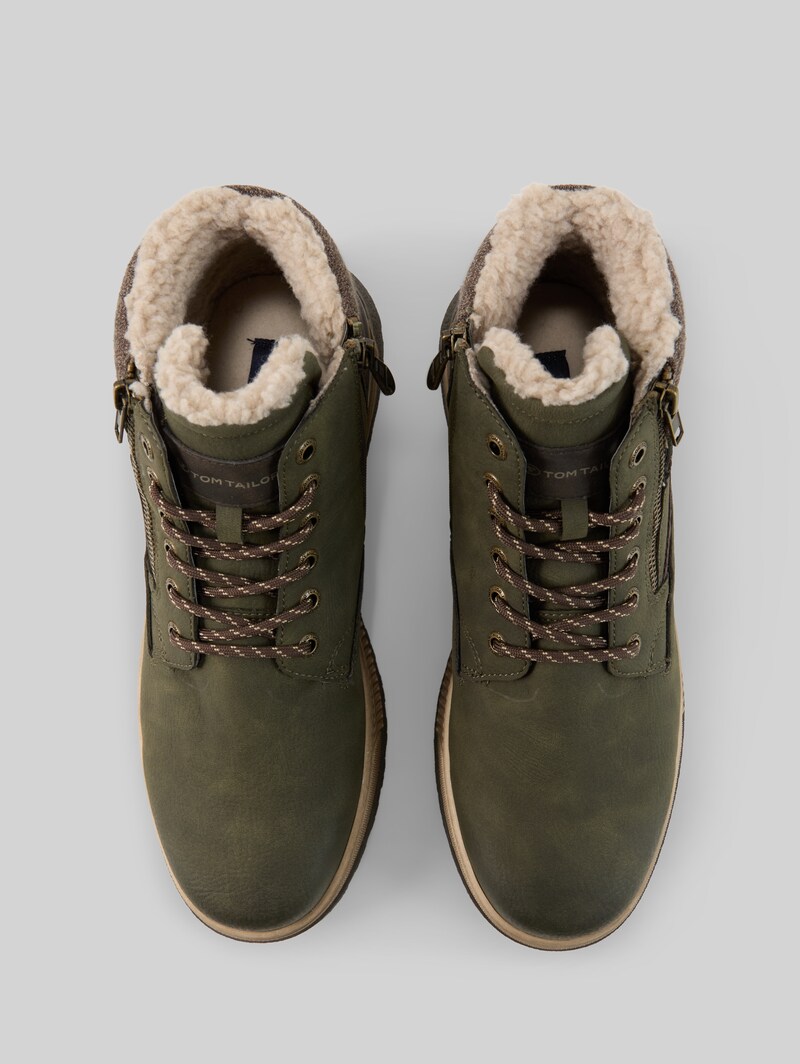 Tom Tailor Wasserfeste Boots mit Fütterung - Khaki
