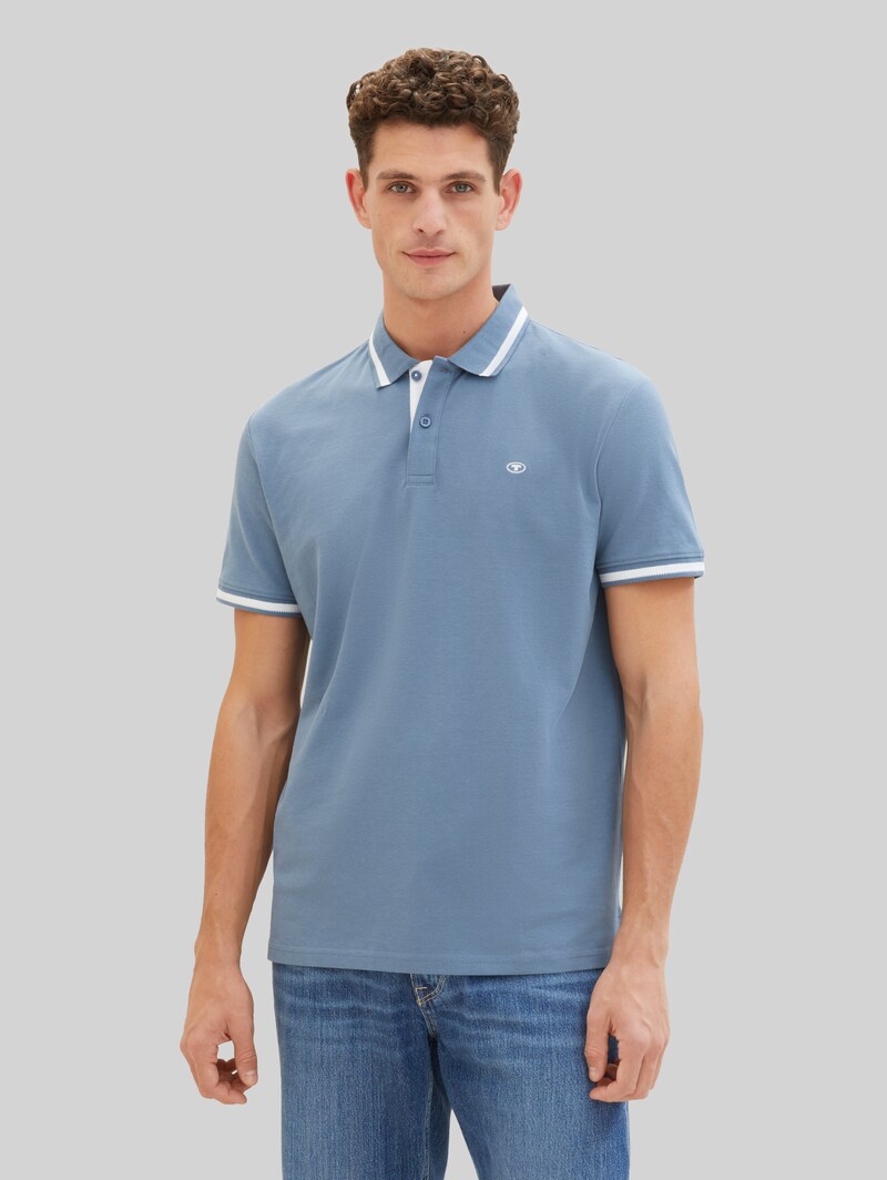 Tom Tailor Poloshirts im 2er-Pack - Soft Berry Red
