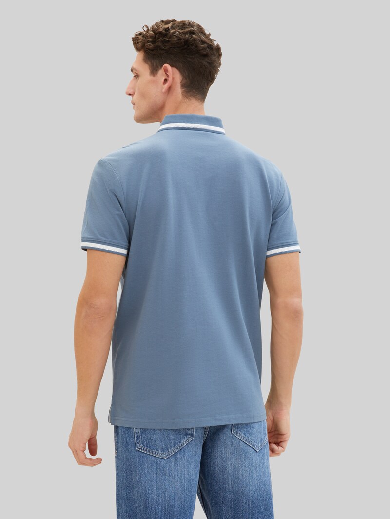 Tom Tailor Poloshirts im 2er-Pack - Soft Berry Red