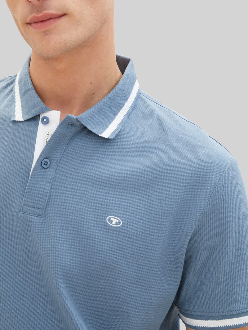 Tom Tailor Poloshirts im 2er-Pack - Soft Berry Red
