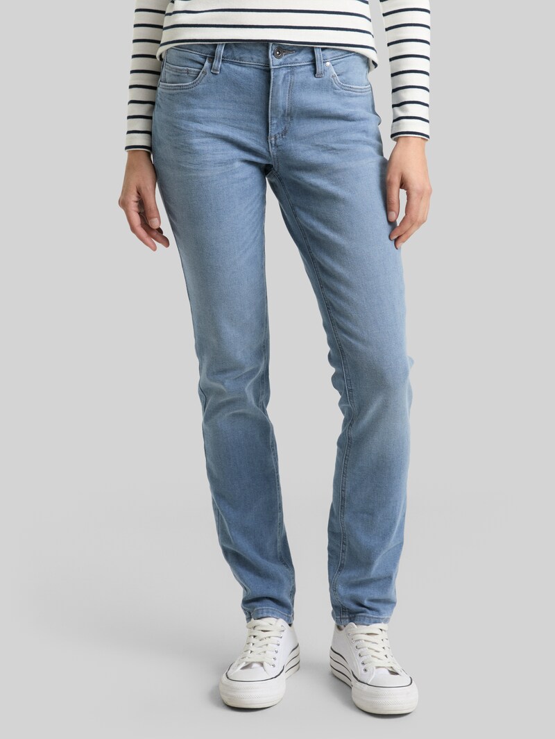 Tom Tailor TTLENE SLIM Jeans mit Stretch - Blue Grey Denim