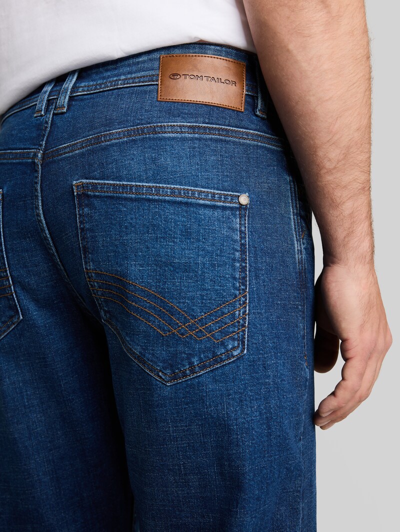Tom Tailor TTMORRIS RELAXED Jeans - Dark Stone Bright Blue Denim