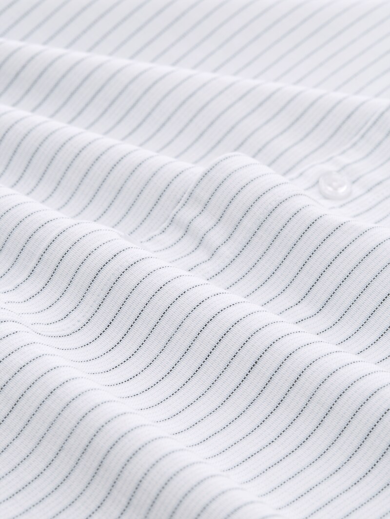 Tom Tailor Relaxed Fit Hemd aus Baumwolle - Light Blue Stripe