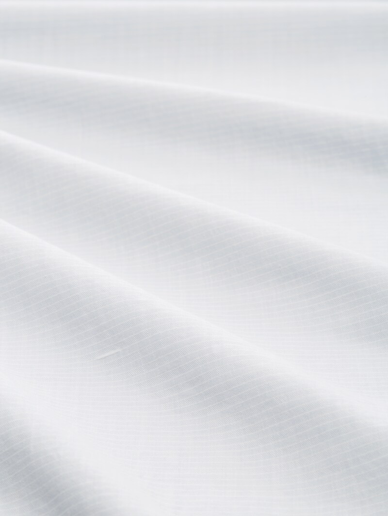 Tom Tailor Basic Fit Hemd mit Stehkragen - Light Herringbone Structure