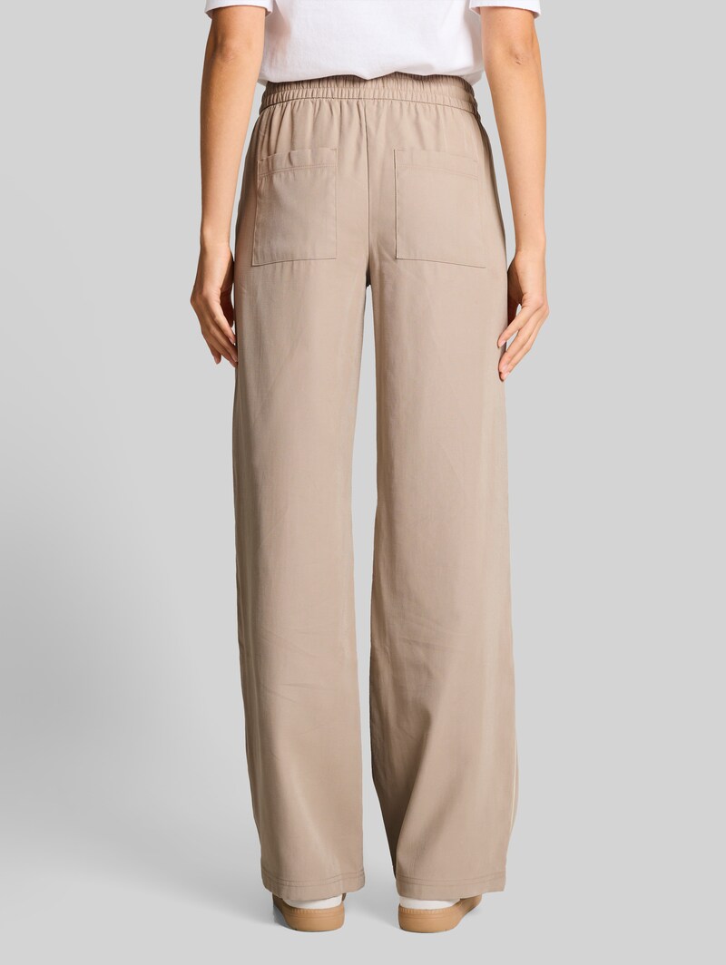 Tom Tailor Loose Wide Fit Hose - Soft Taupe Grey