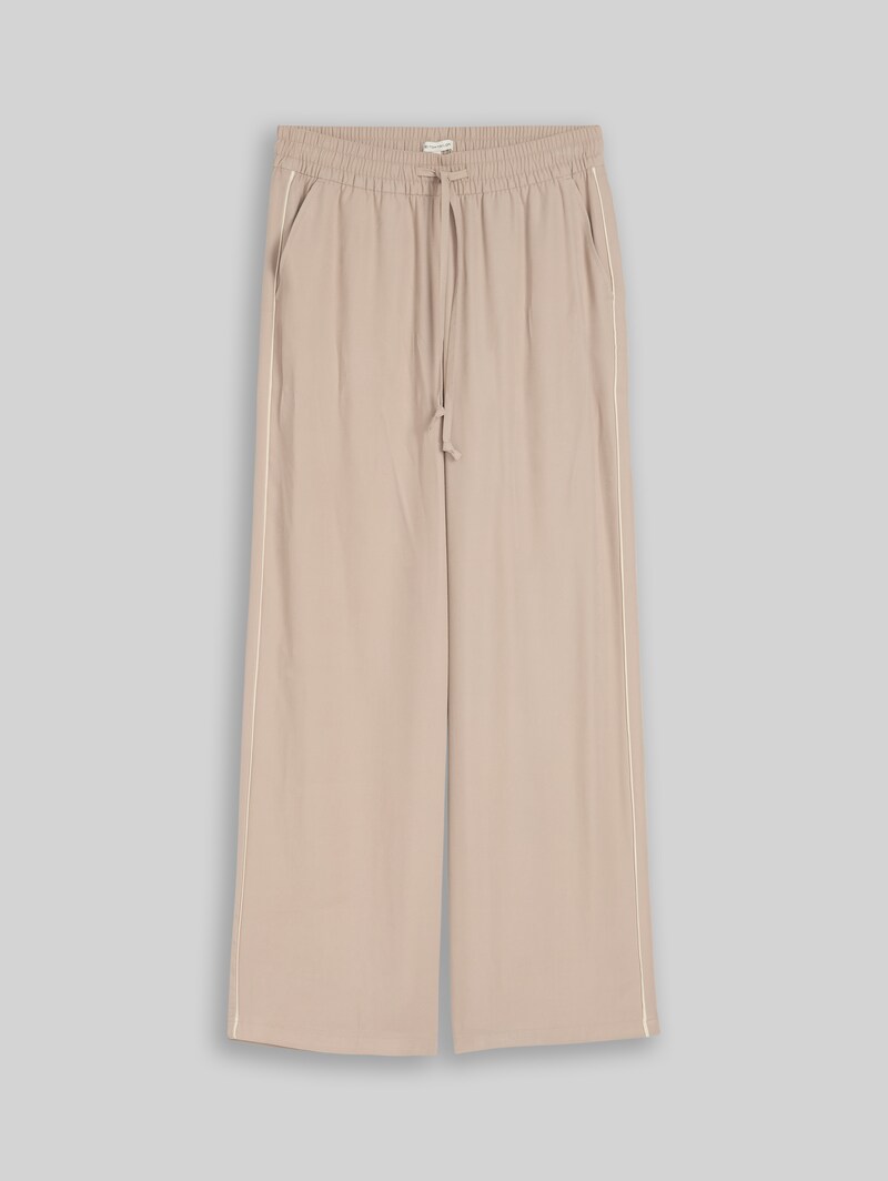 Tom Tailor Loose Wide Fit Hose - Soft Taupe Grey