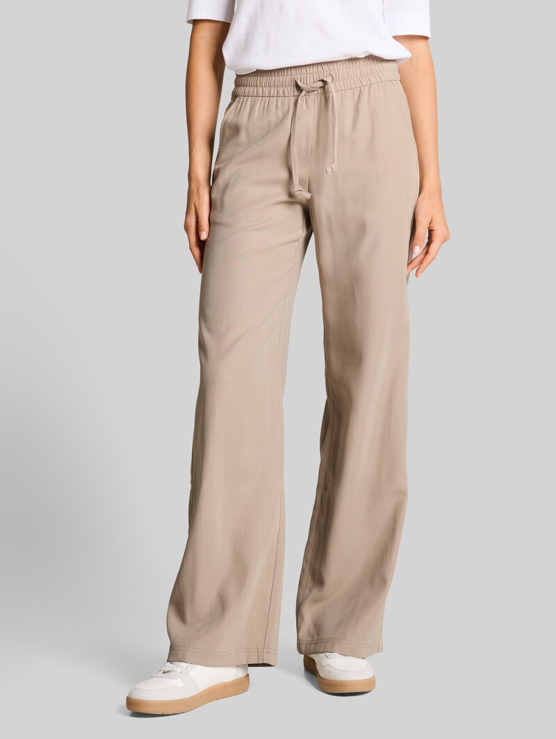 Tom Tailor Loose Wide Fit Hose - Soft Taupe Grey