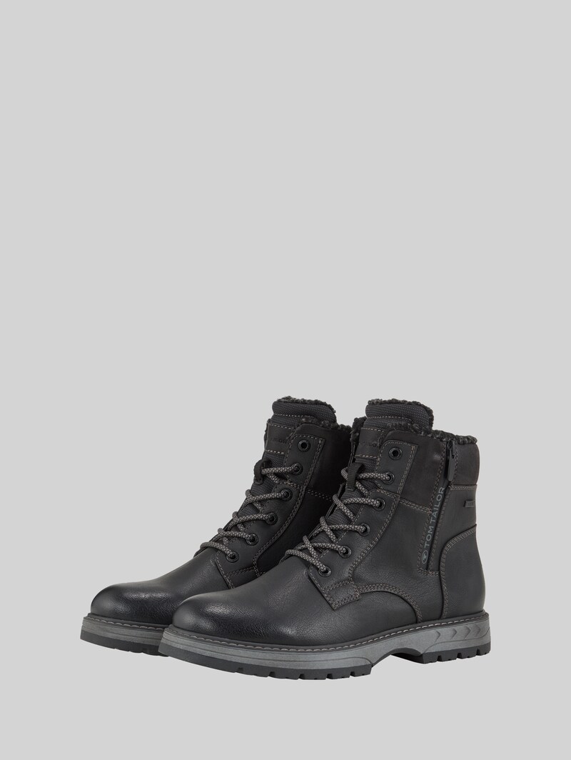 Tom Tailor Gefütterte Stiefel - Black