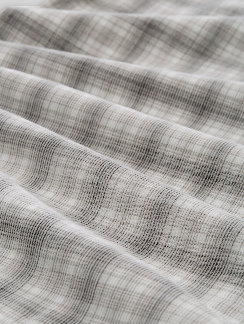 Tom Tailor Regular Fit Cordhemd mit Karomuster - White Based Taupe Check Tom Tailor Regular Fit Cordhemd mit Karomuster - White Based Taupe Check